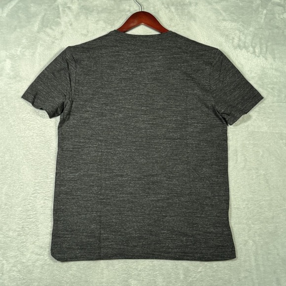 Polo Ralph Lauren Shirt Mens Medium Black Heather V Neck Pony Logo Short Sleeve - Picture 7 of 8